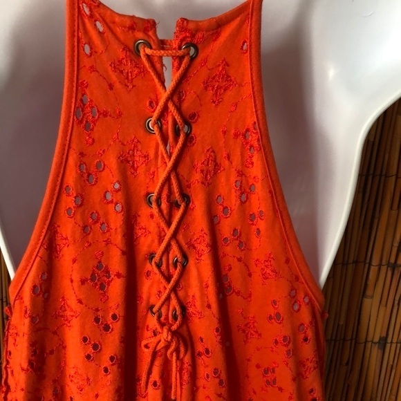 FREE People Dream Date Eyelet Tank - Picture 5 of 8